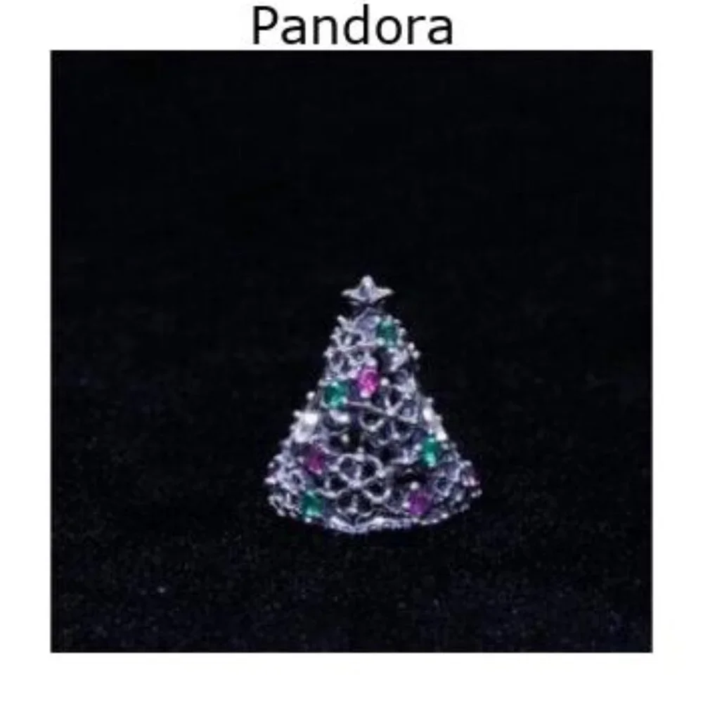 NEW Pandora Glitter Christmas Tree Charm